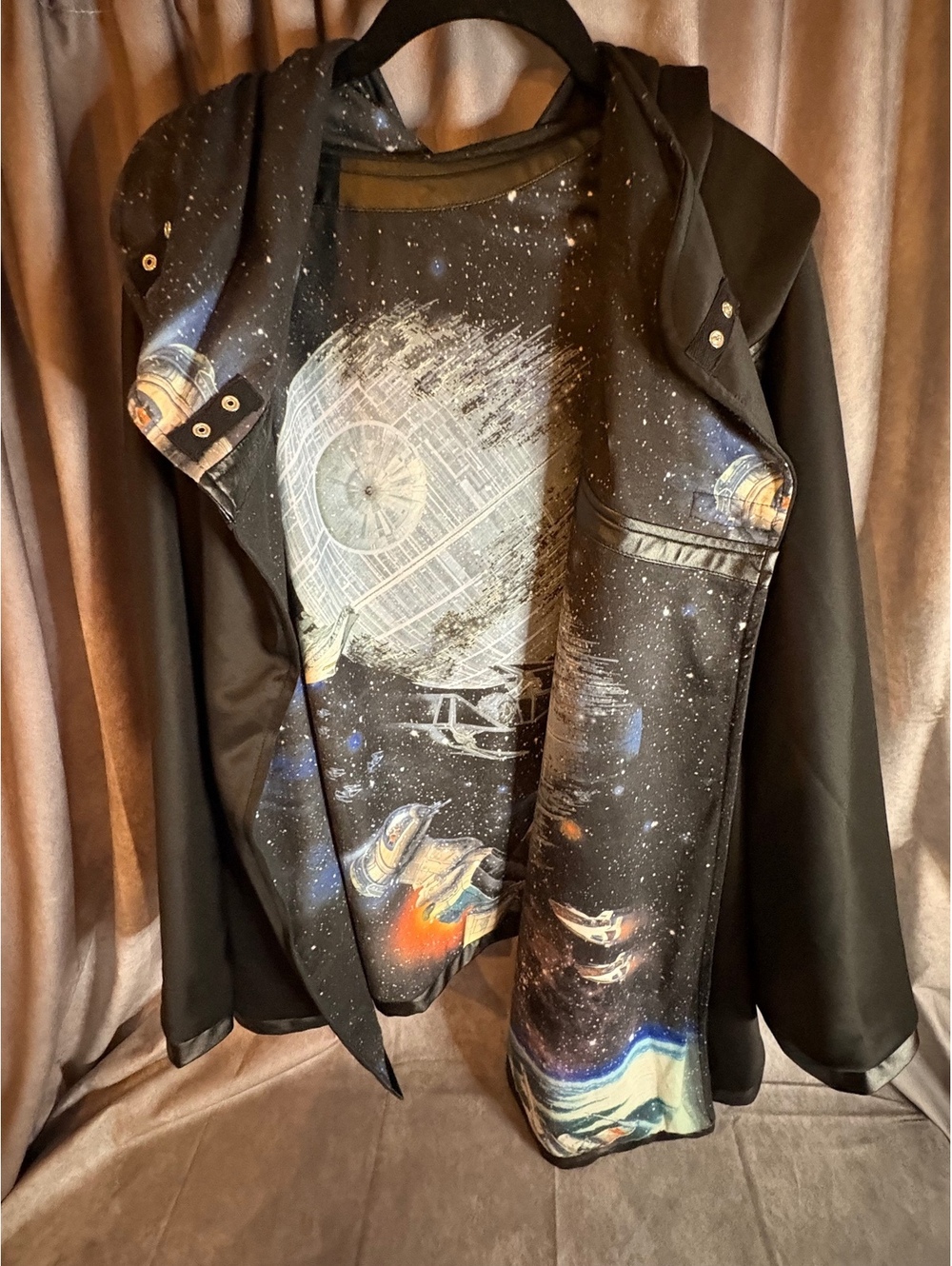 Star Wars Vader Galaxy Reversible Hooded Cape